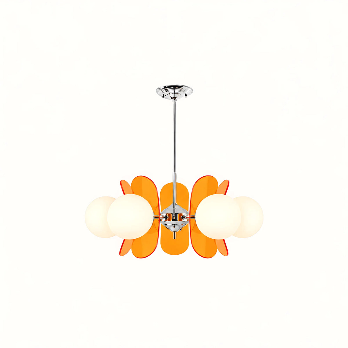Vintage Petal Globe Chandelier