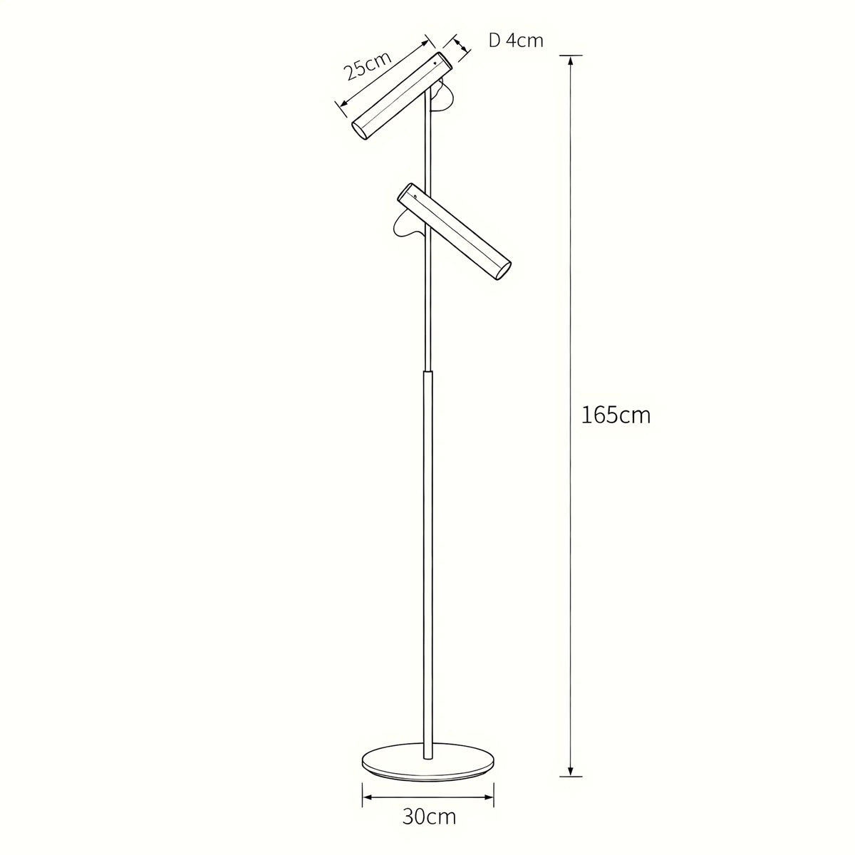 Virello Adjustable Spotlight Floor Lamp