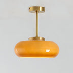 Luna Amber Glass Pendant Light Ceshi