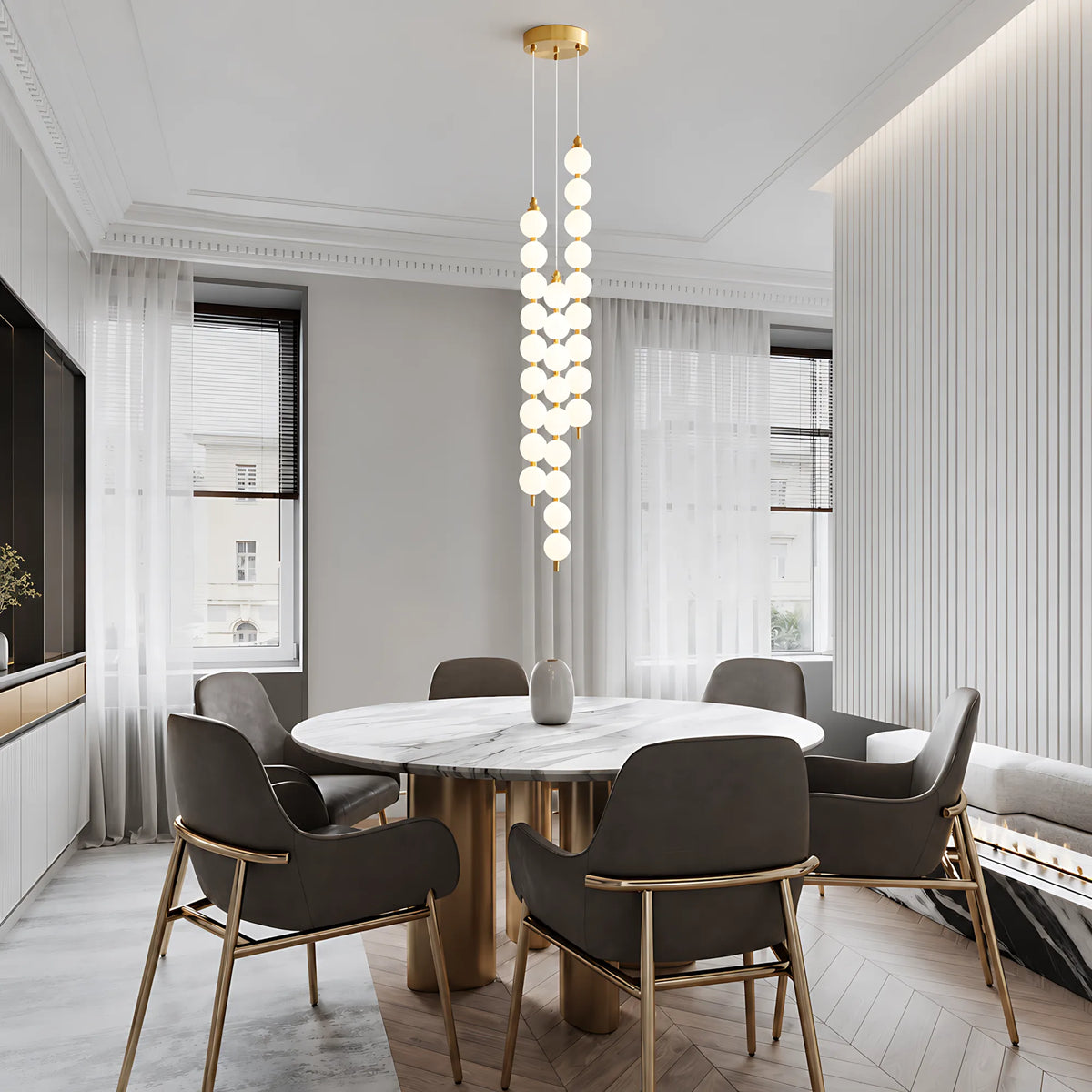 Luma Pearl Cascade Pendant Light