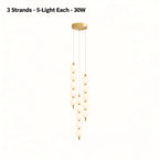 Luma Pearl Cascade Pendant Light