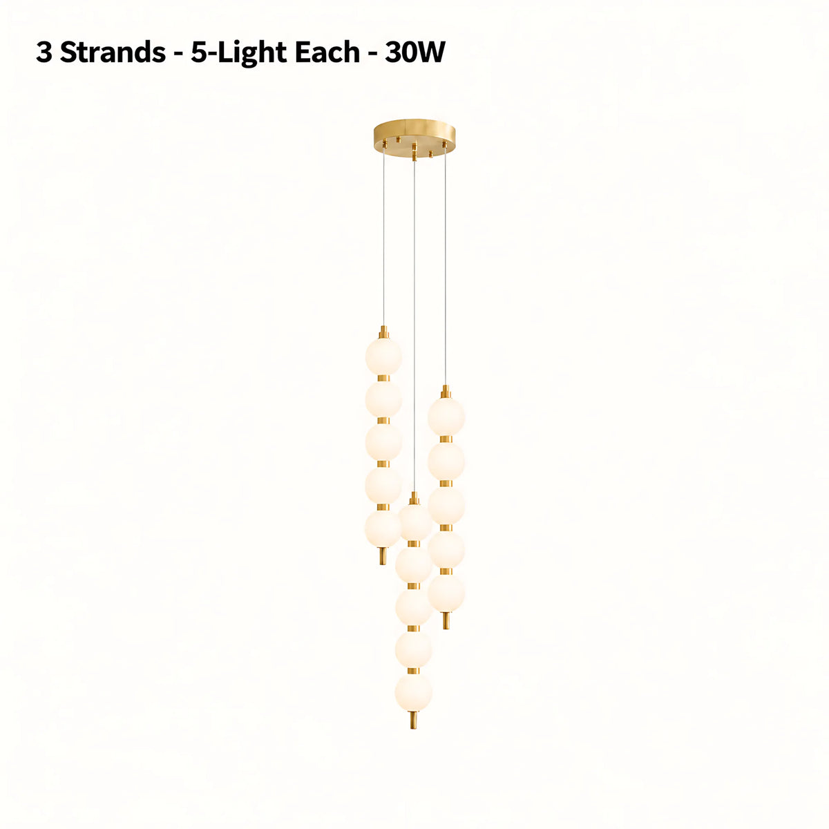 Luma Pearl Cascade Pendant Light