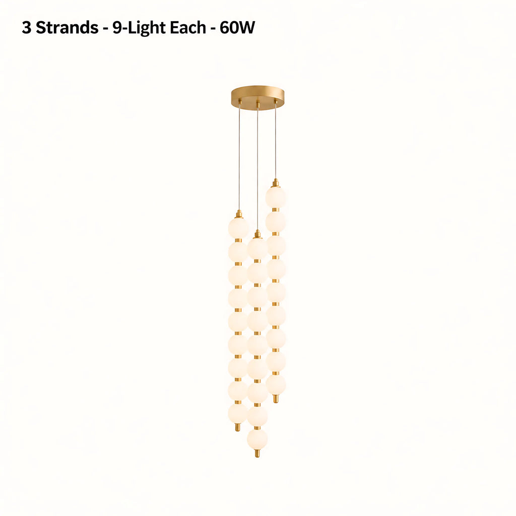 Luma Pearl Cascade Pendant Light