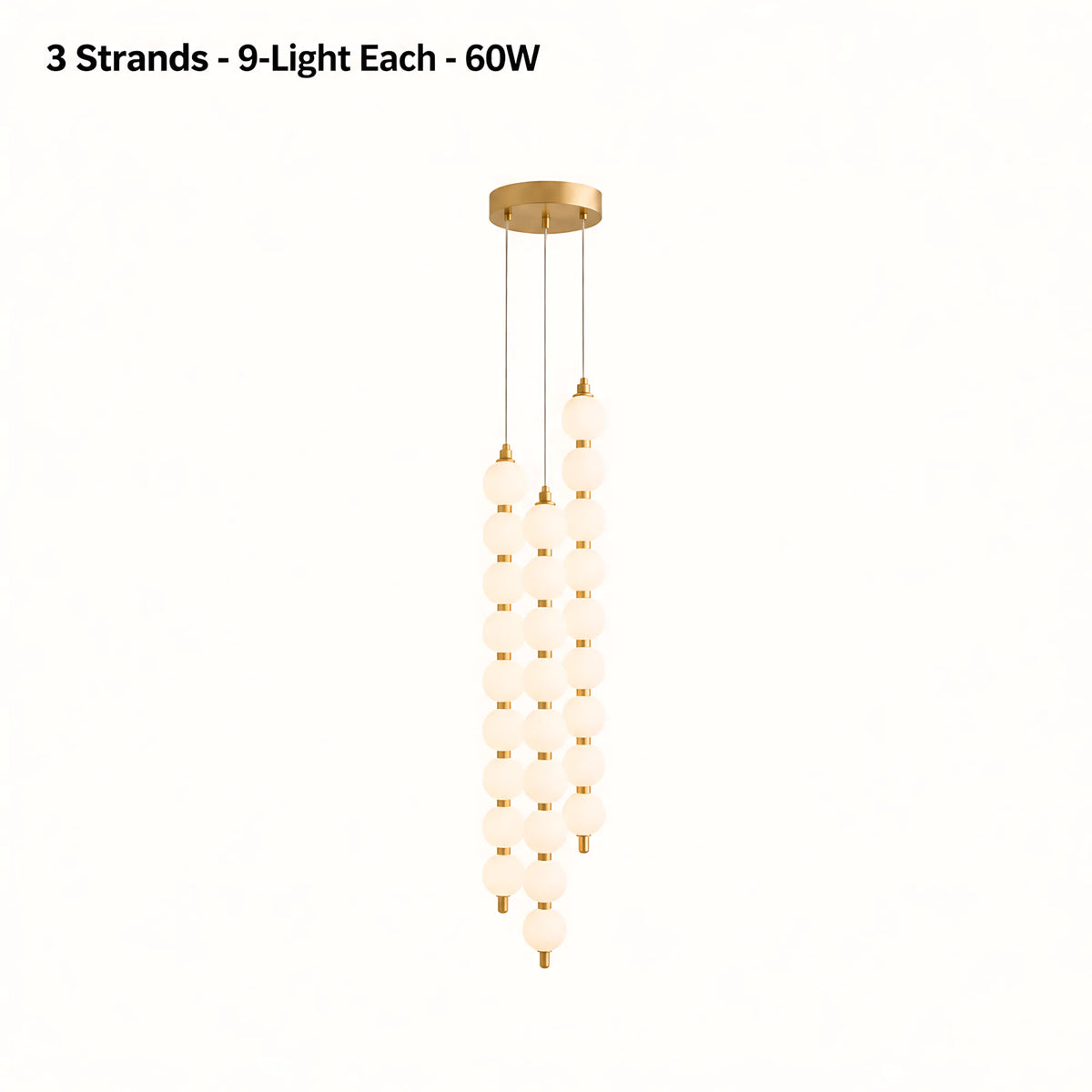 Luma Pearl Cascade Pendant Light