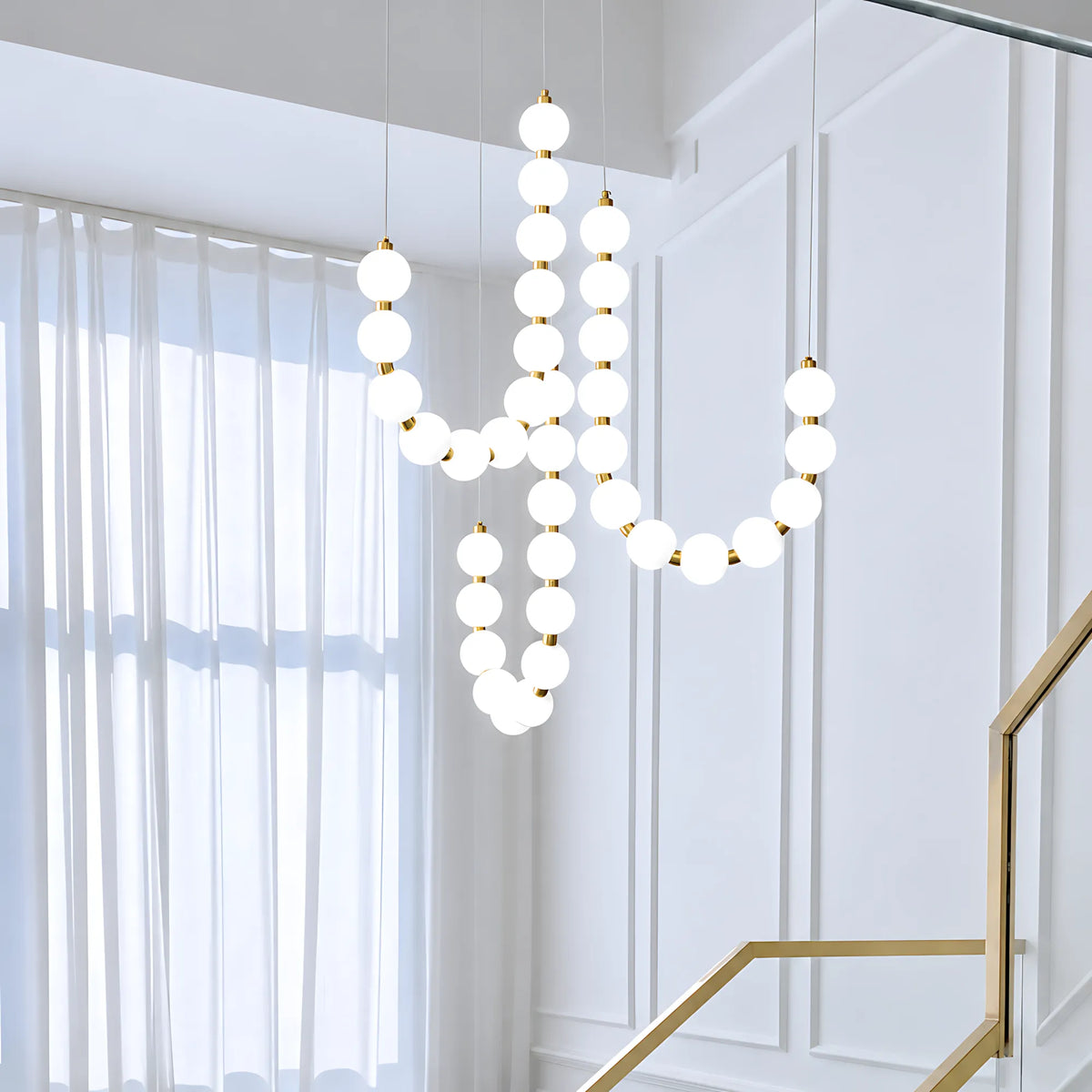 Luma Pearl Strand Pendant Light