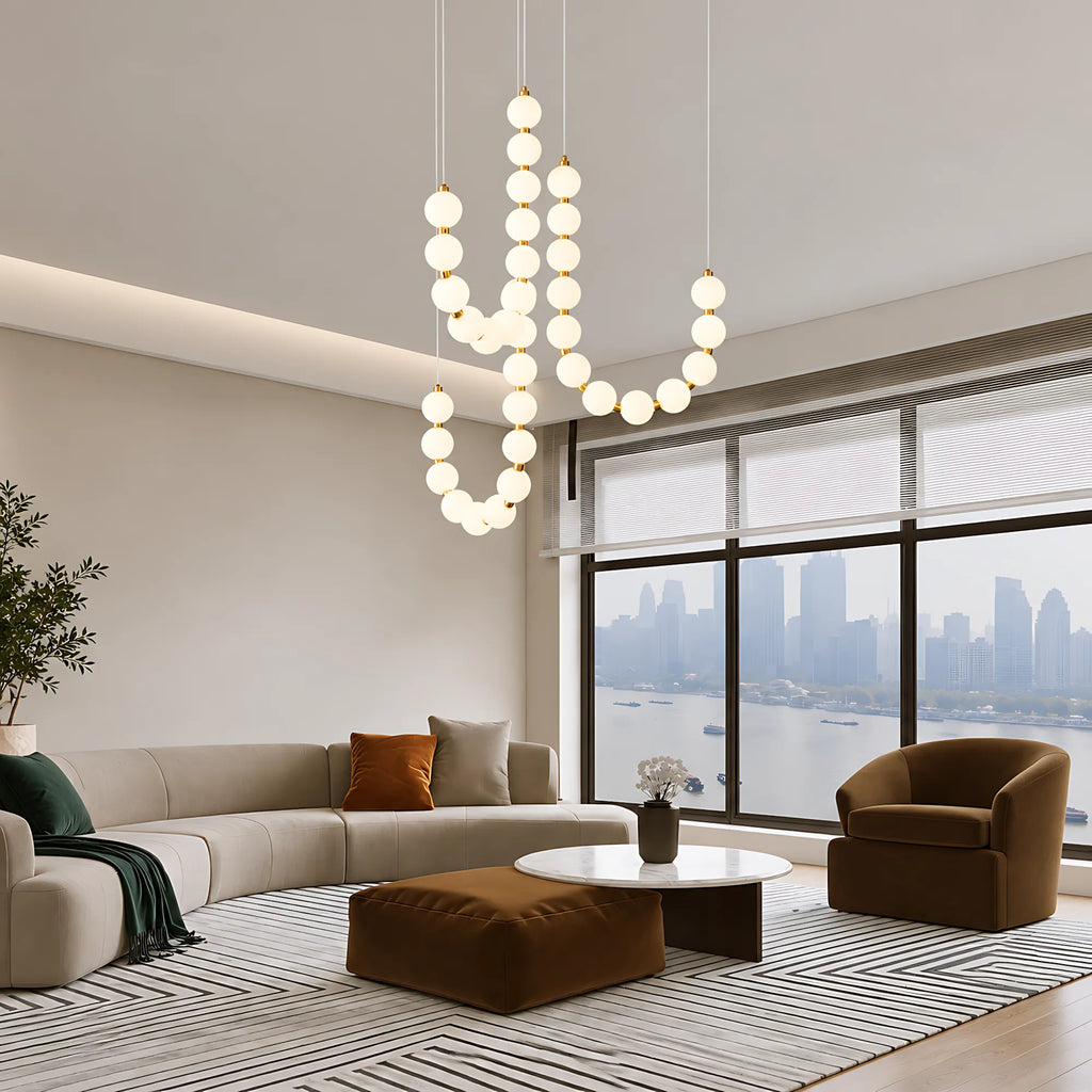 Luma Pearl Strand Pendant Light