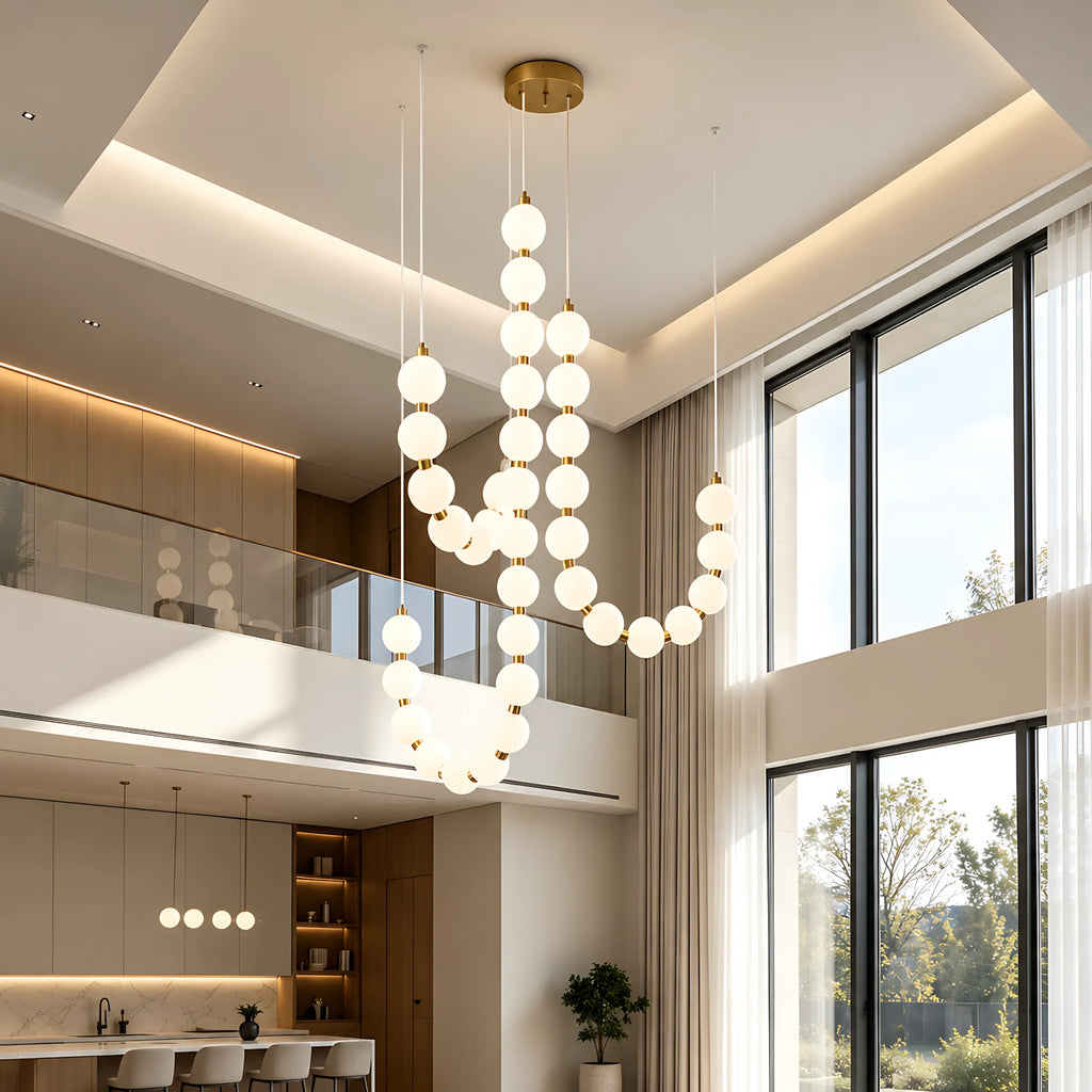 Luma Pearl Strand Pendant Light