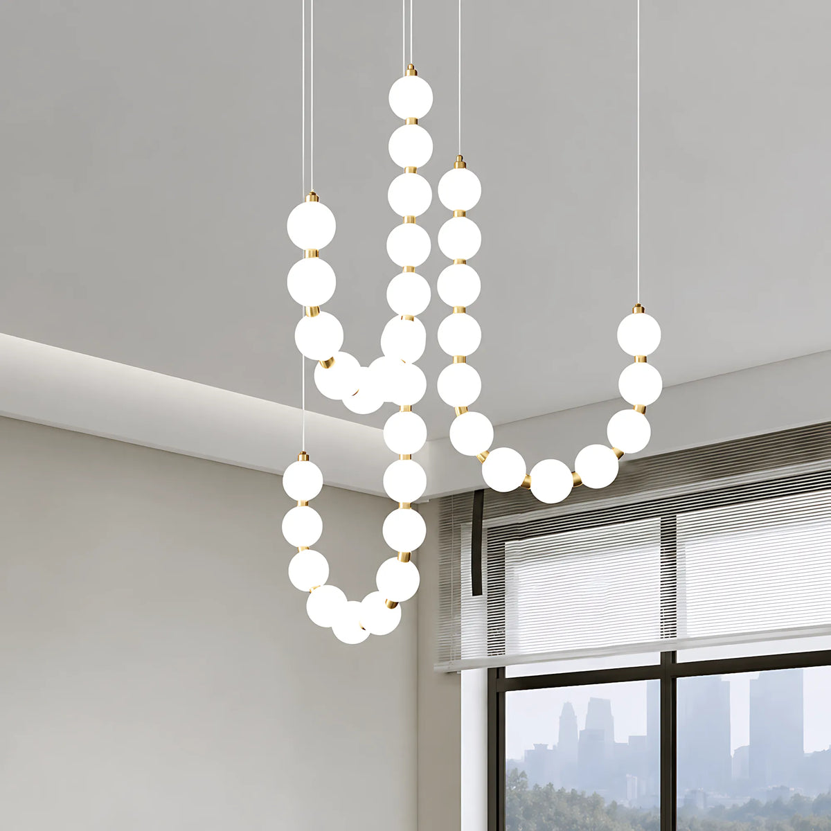 Luma Pearl Strand Pendant Light